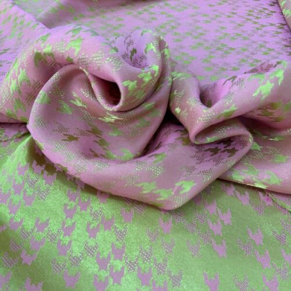 Jacquard de Viscose Pied Dupla Face