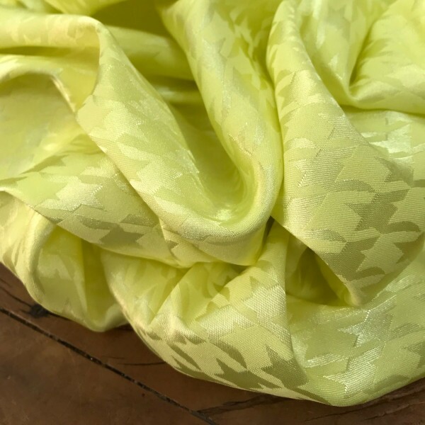 Cetim Pied Poule Dolce Amarelo