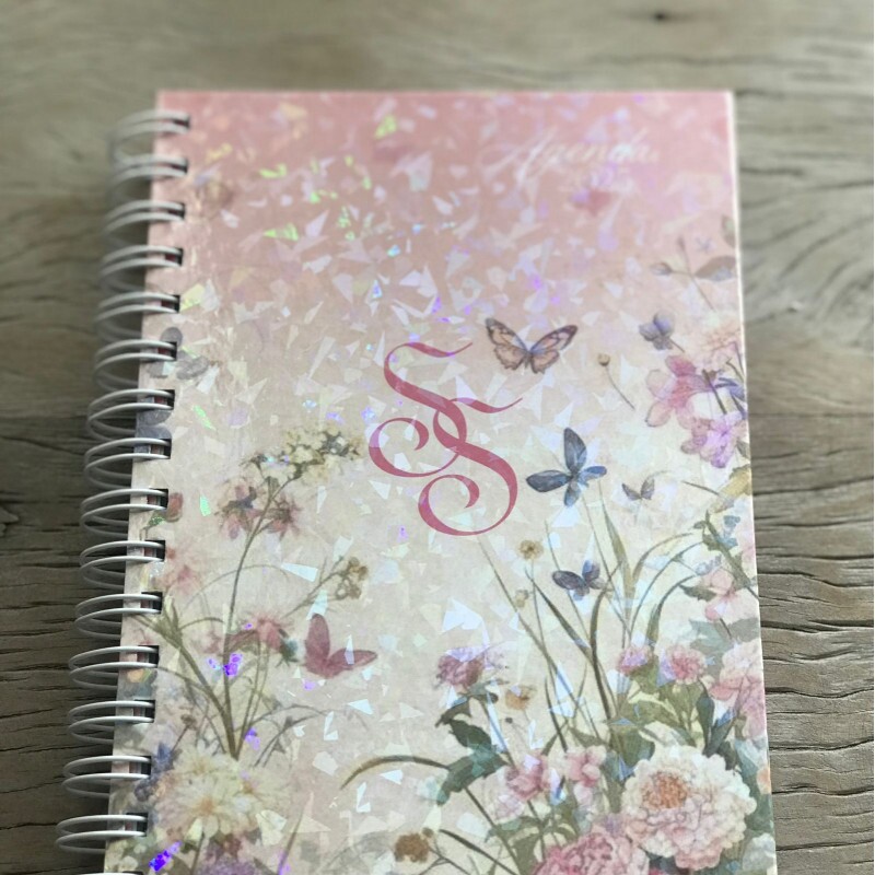 Agenda Aspiral Floral Saia de Saia