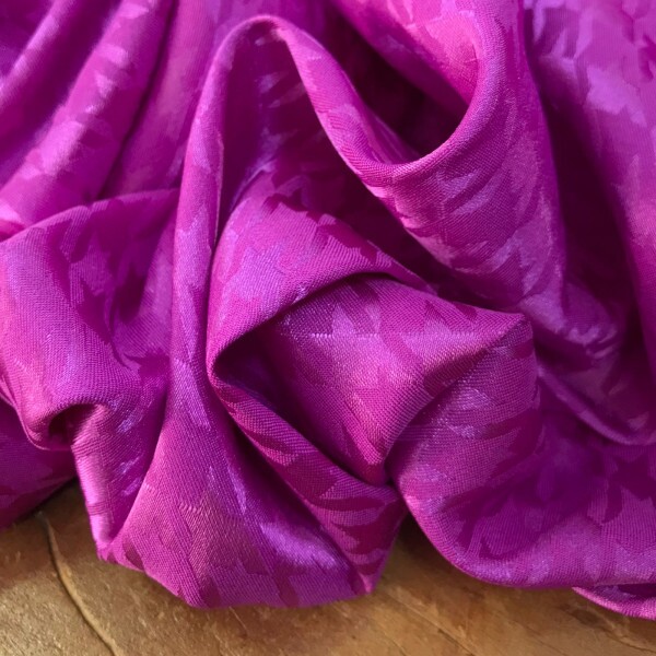 Cetim Pied Poule Dolce Fucsia