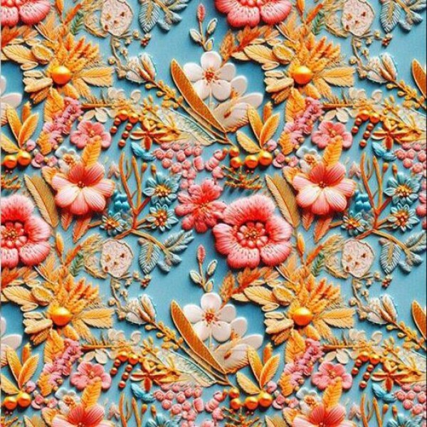 Tulle de Malha Estampado Liberty