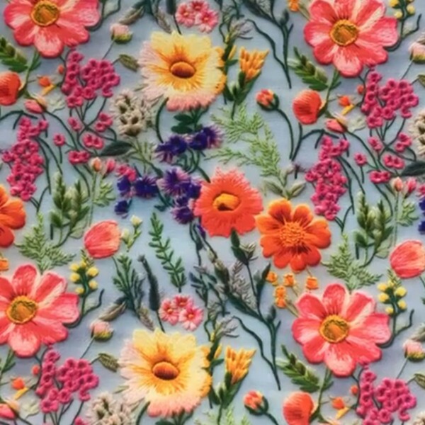 Viscolinho c/ Lycra Estampada Liberty Colors