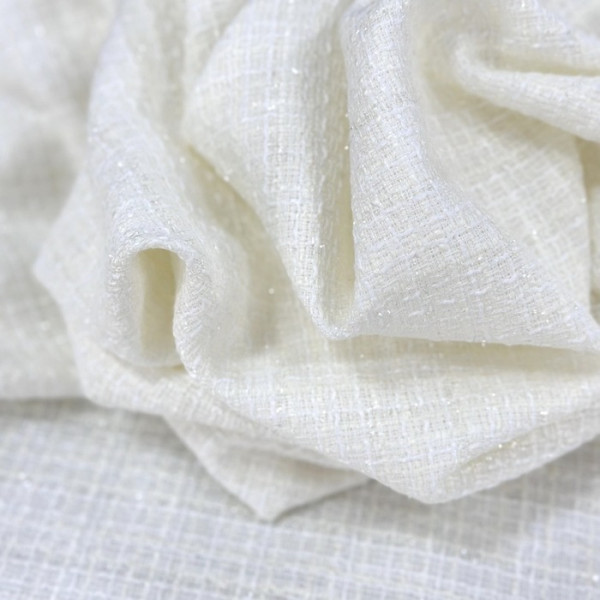 Tweed c/ Lurex Off White 