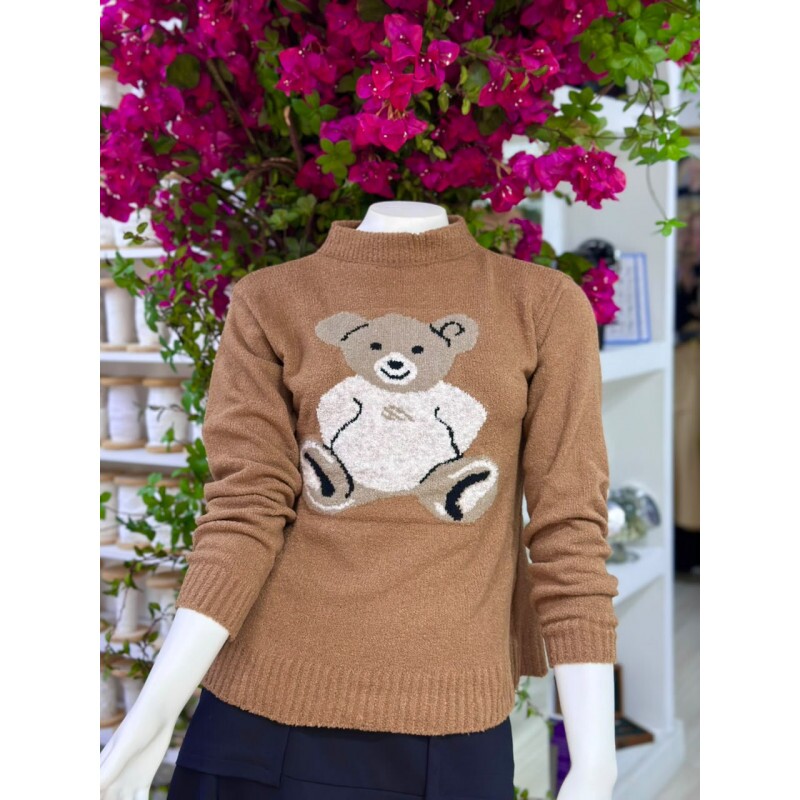 Blusa Tricot Modal Caramelo