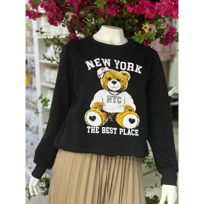 Blusa Moletom Urso Blusa Moletom Urso