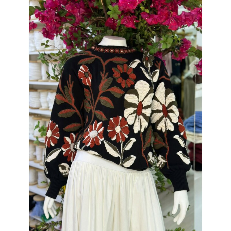 Blusa Jacquard 3D Blusa Jacquard 3D