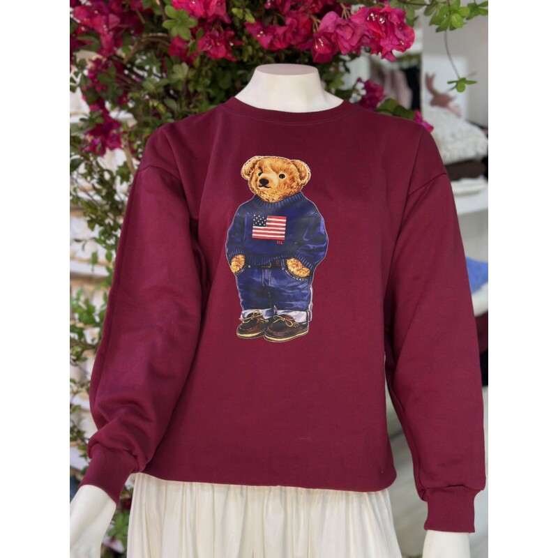 Blusa Moletom Urso Blusa Moletom Urso