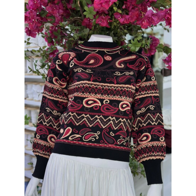 Blusa Tricot 3D
