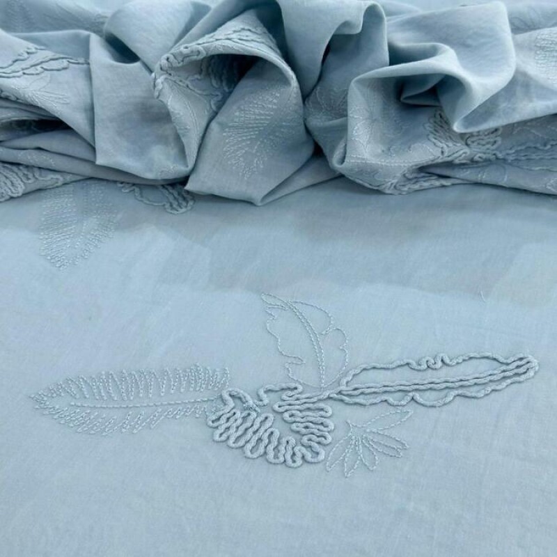 Bordado Susy Azul Claro Bordado Susy Azul Claro