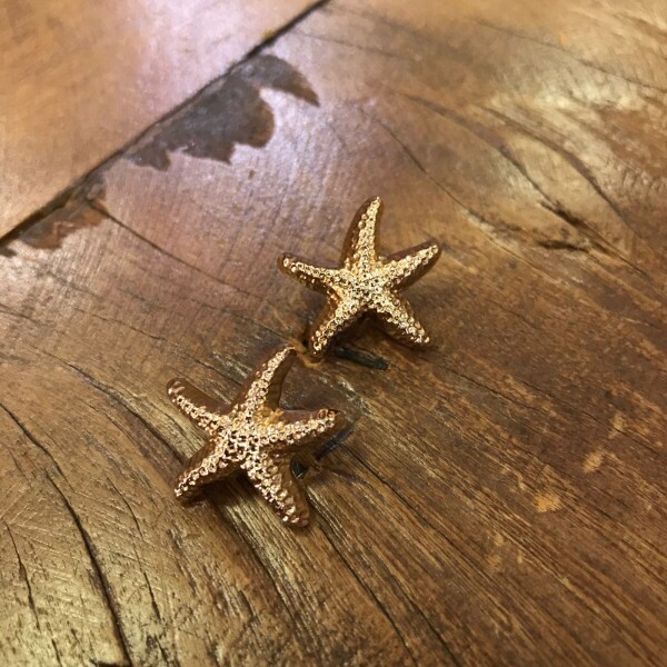 Botão Dourado Estrela do Mar Pequena - 11901