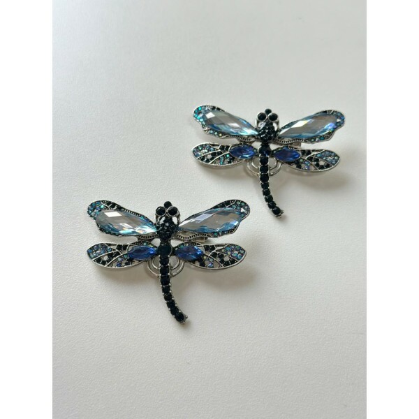 Broche Libélula Azul