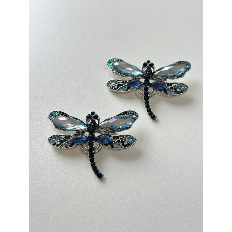 Broche Libélula Azul