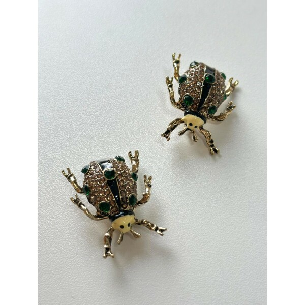 Broche Besouro Verde