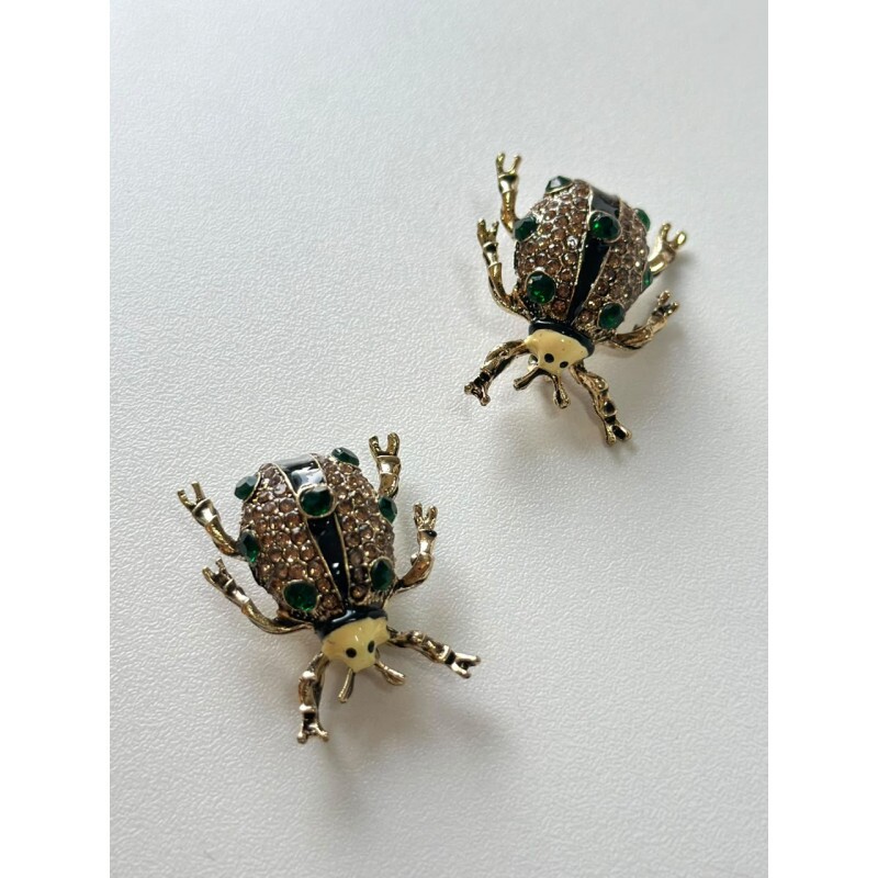 Broche Besouro Verde