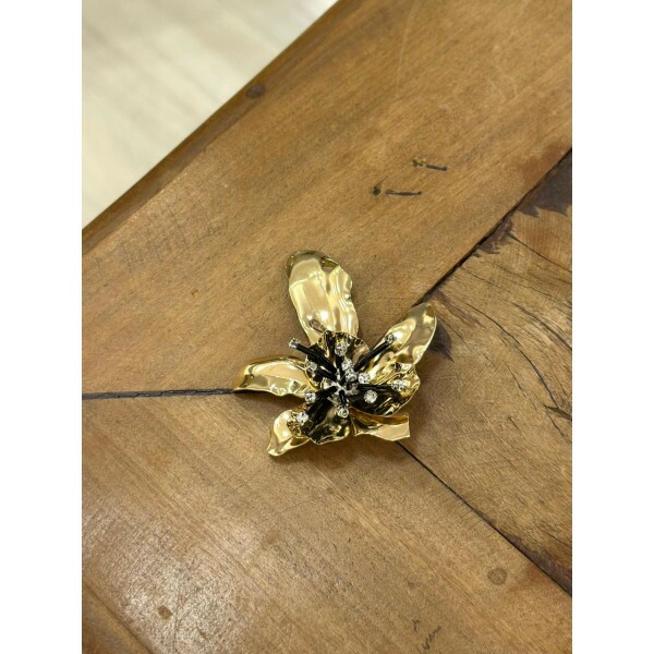 BROCHE FLOR DOURADA 13918