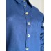 Camisa Azul Marinho Linho Puro 