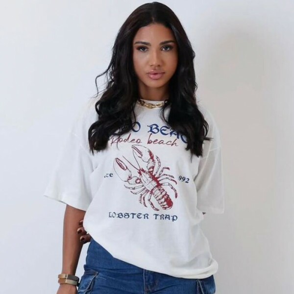Camiseta Branca G Estampa Rodeo Beach