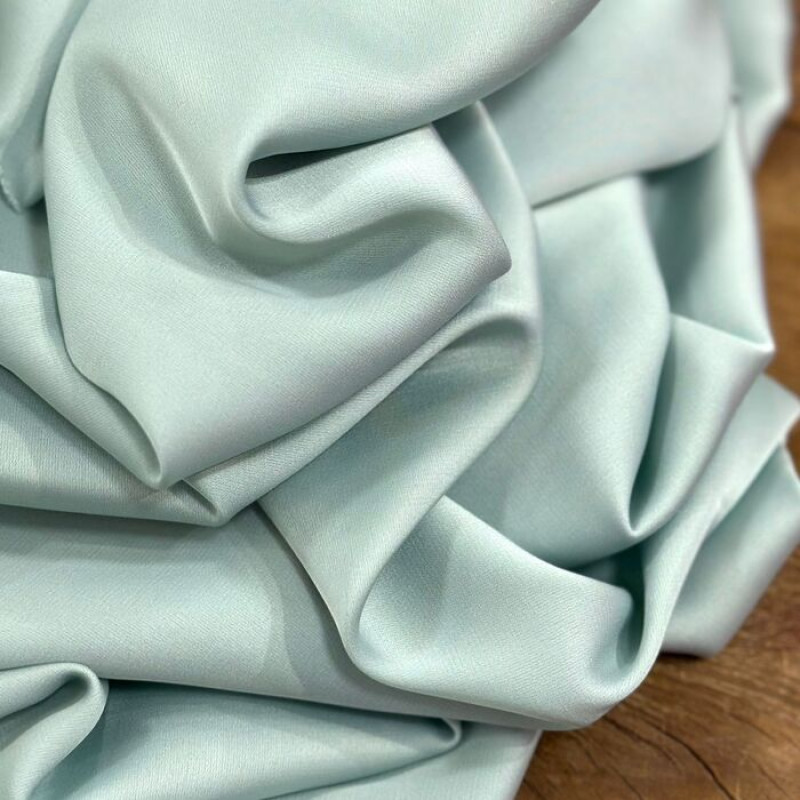 Cetim Gloss Liso Verde Chá