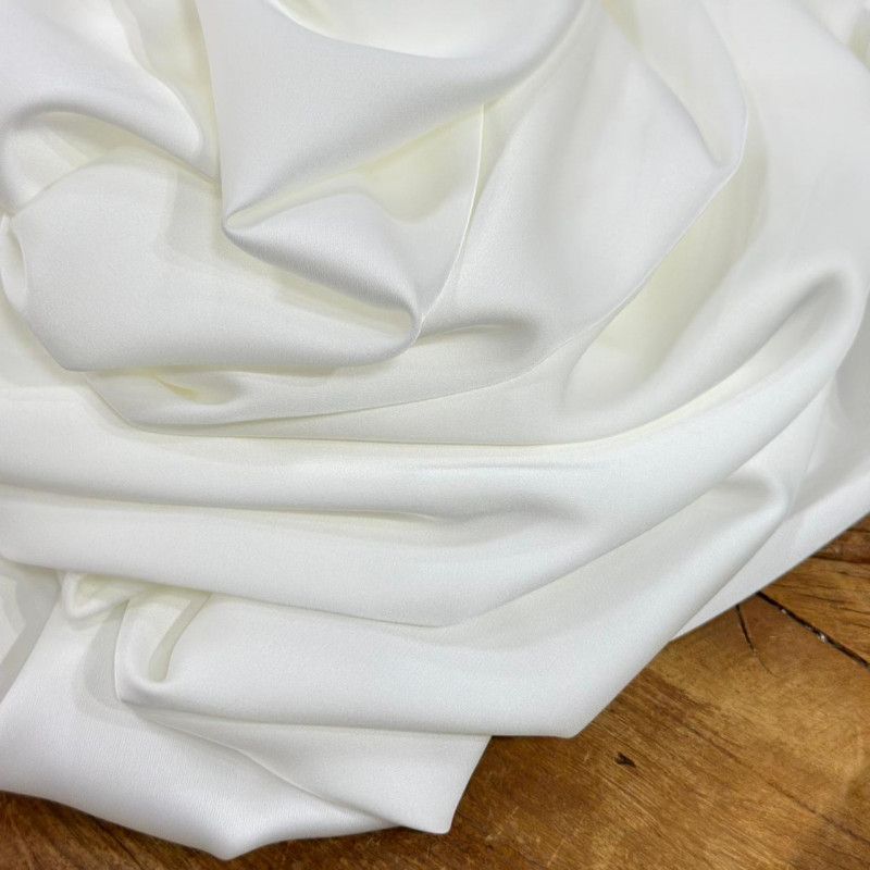 Cetim Gloss Liso Off White