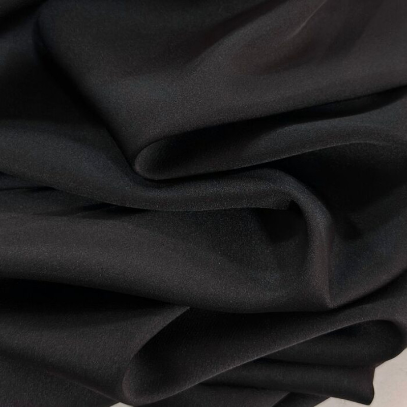 Cetim Gloss Liso Preto