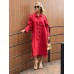 Chemise Vermelho Cherry Linho Puro