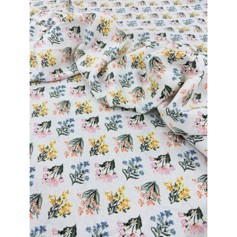 Linho Misto Floral Linho Misto Floral