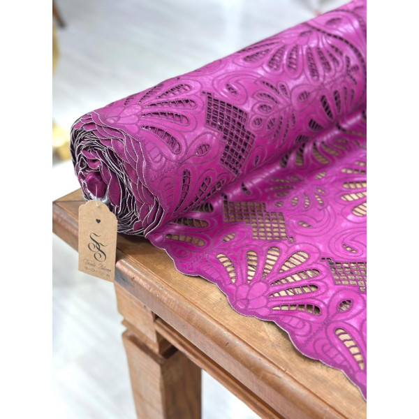 Rechilieu De Couro Fuscia 