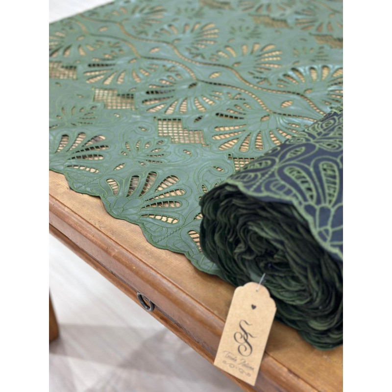 Rechilieu De Couro Verde