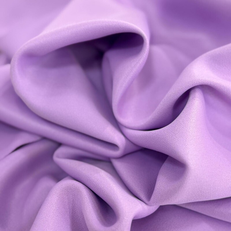 Crepe Patou de Acetato Lilac Crepe Patou de Acetato Lilac