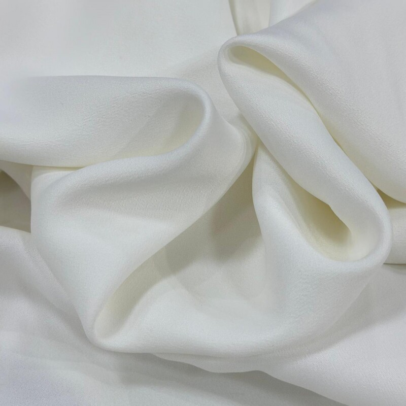 Crepe Laurent Off White Crepe Laurent Off White