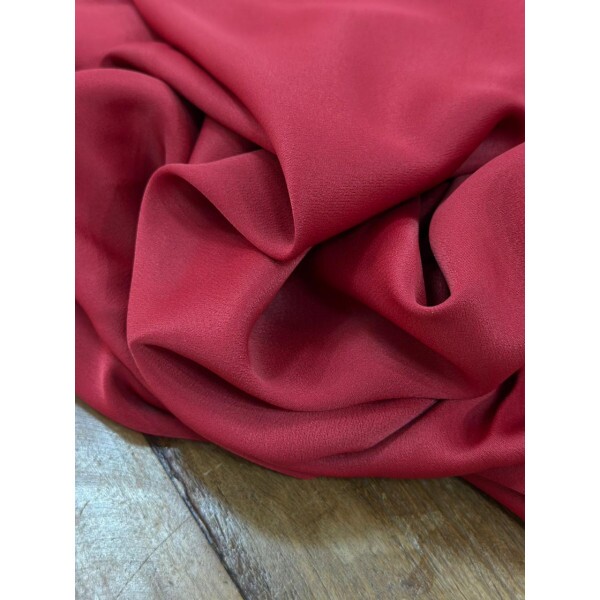 Crepe Laurent Vermelho Cherry