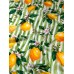 Crepe Listrado Verde com Limões Crepe Listrado Verde com Limões