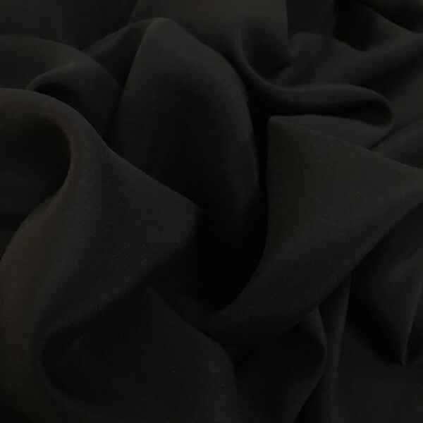 Seda Pura Lisa Preto