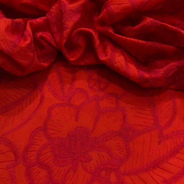 Laise Coral Bordado Pink Floral