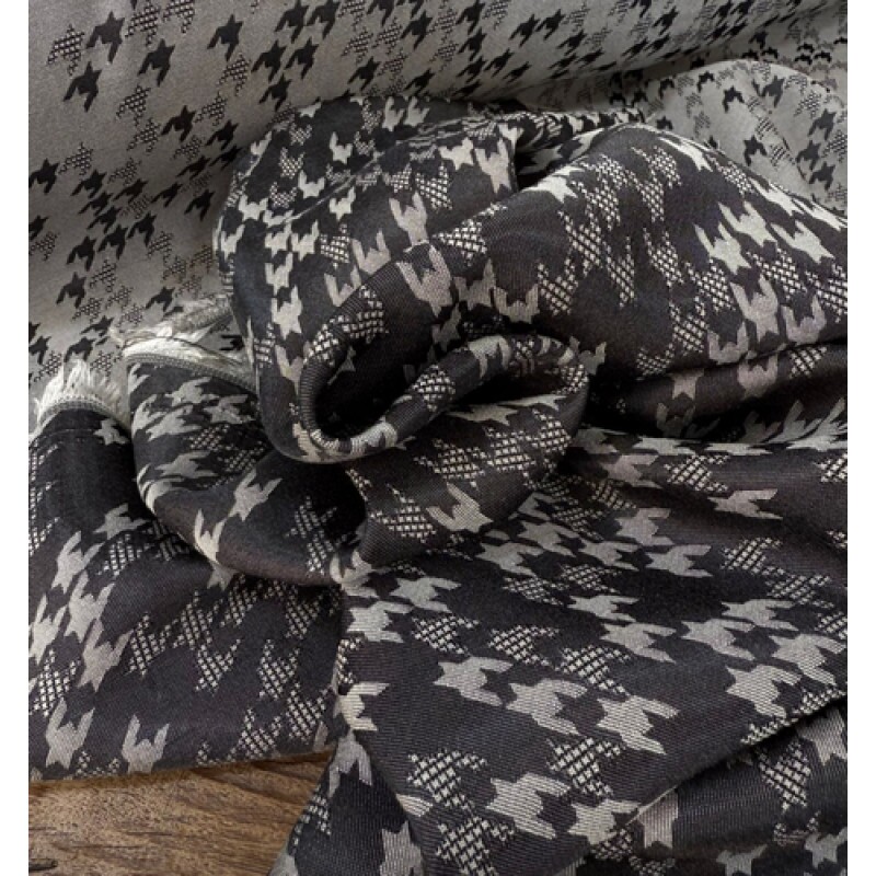 Jacquard de Viscose Pied Dupla Face