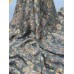 Saanvi Midnight - Devorê de viscose Indiano Saanvi Midnight - Devorê de viscose Indiano
