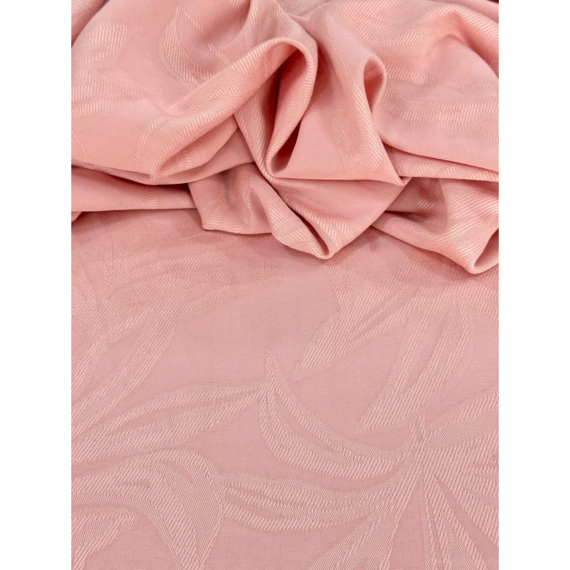 Jacquard de Viscose Rosa Seco