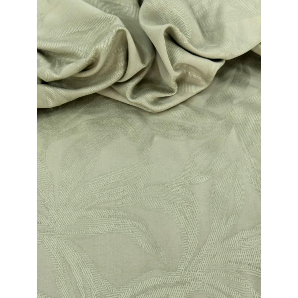 Jacquard de Viscose Verde Oliva