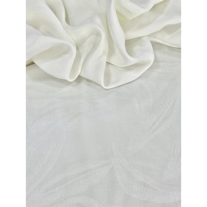 Jacquard de Viscose Off White