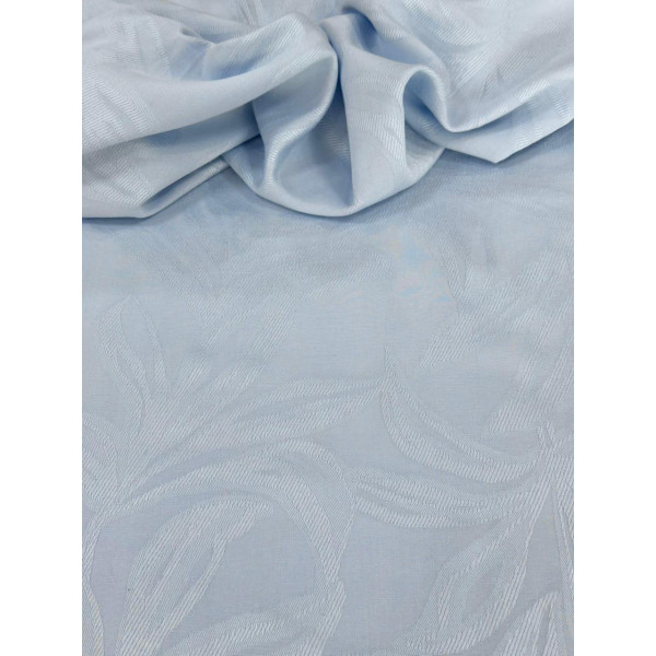Jacquard de Viscose Azul Laço
