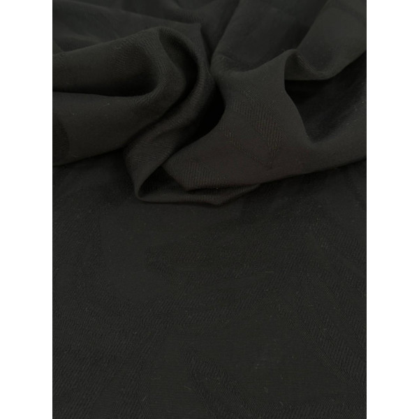 Jacquard de Viscose Preto