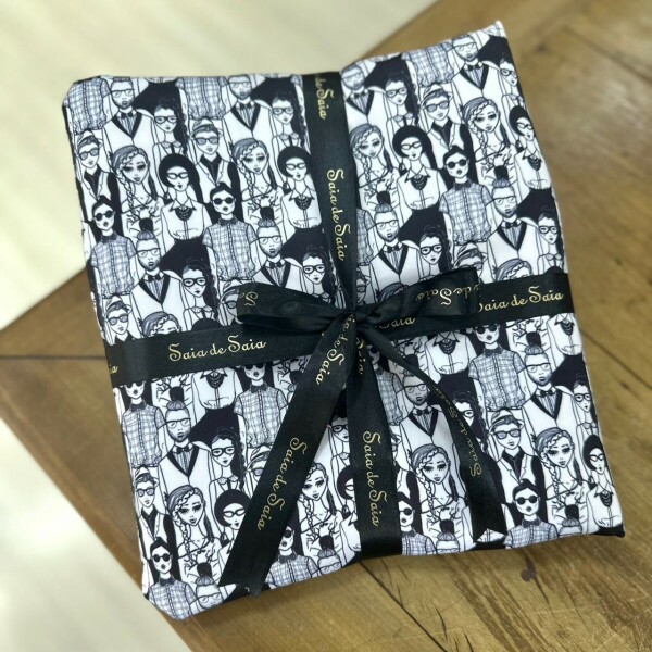 Kit Cetim Bucol Carinhas P&B