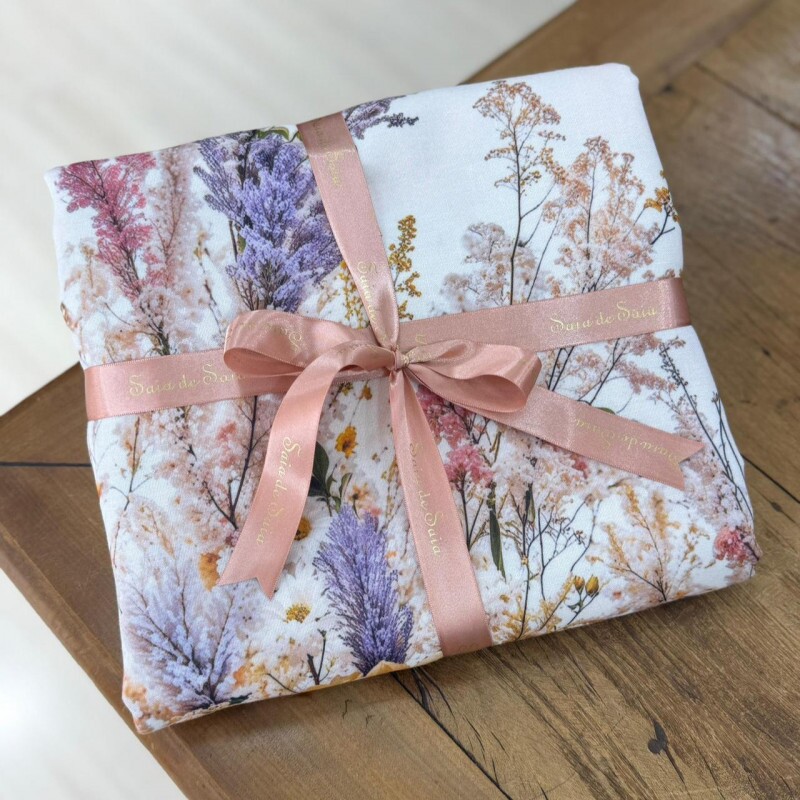 Kit Linho Misto Aquarelado Floral Kit Linho Misto Aquarelado Floral