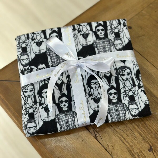 Kit Linho Misto Carinhas P&B Kit Linho Misto Carinhas P&B