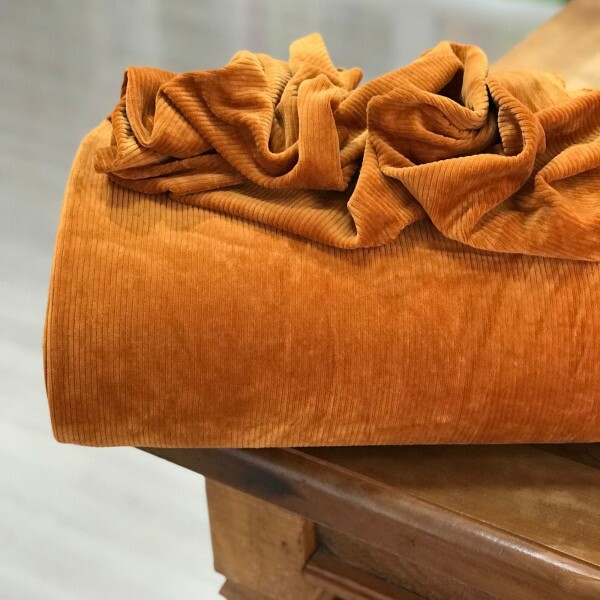 Cotelê de Malha Caramelo