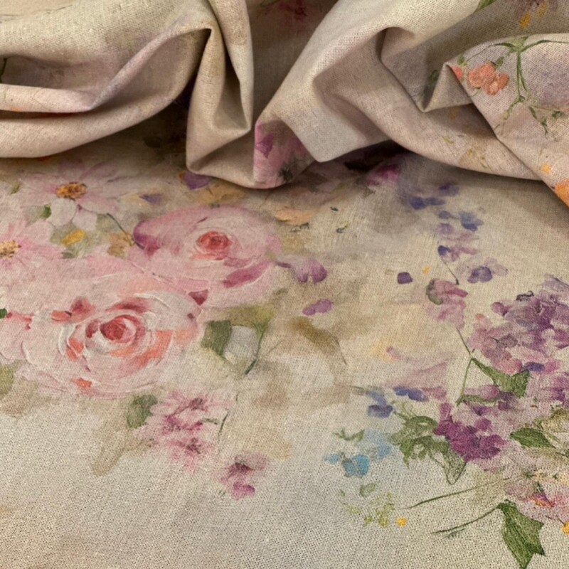 Linho Misto Encorpado Aquarelado Linho Misto Encorpado Aquarelado