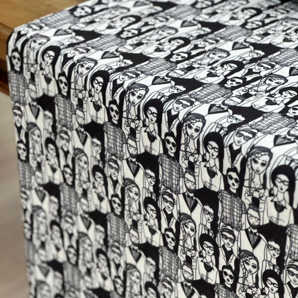 Linho Misto Carinhas P&B