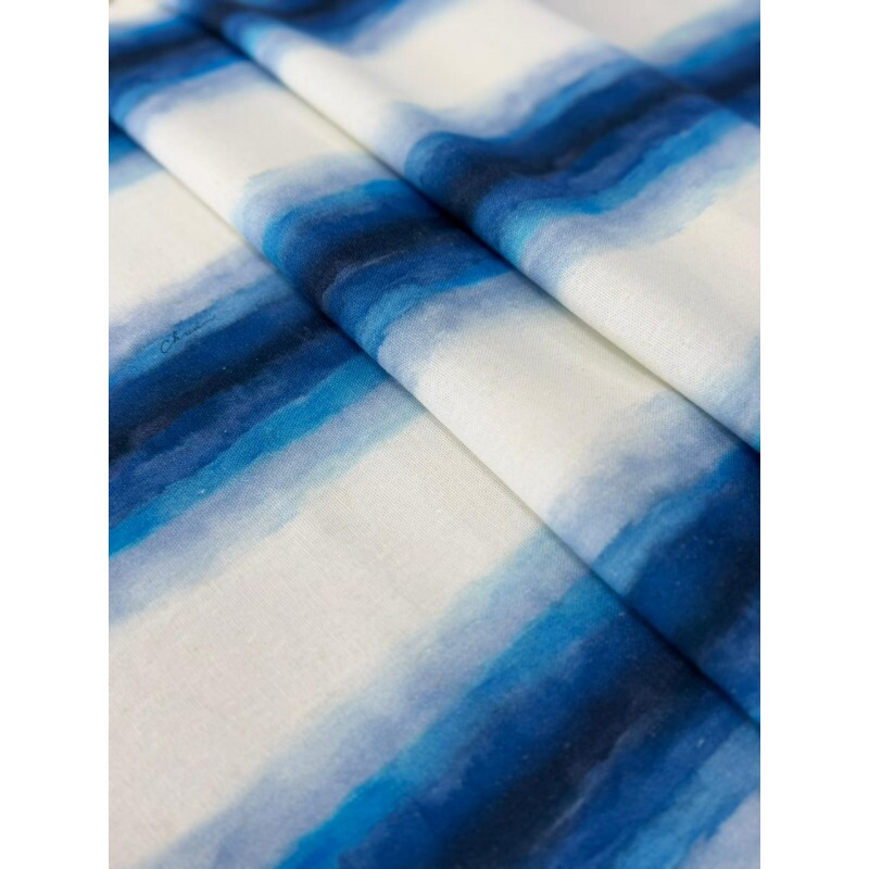 Linho Misto Listras Aquareladas Linho Misto Listras Aquareladas