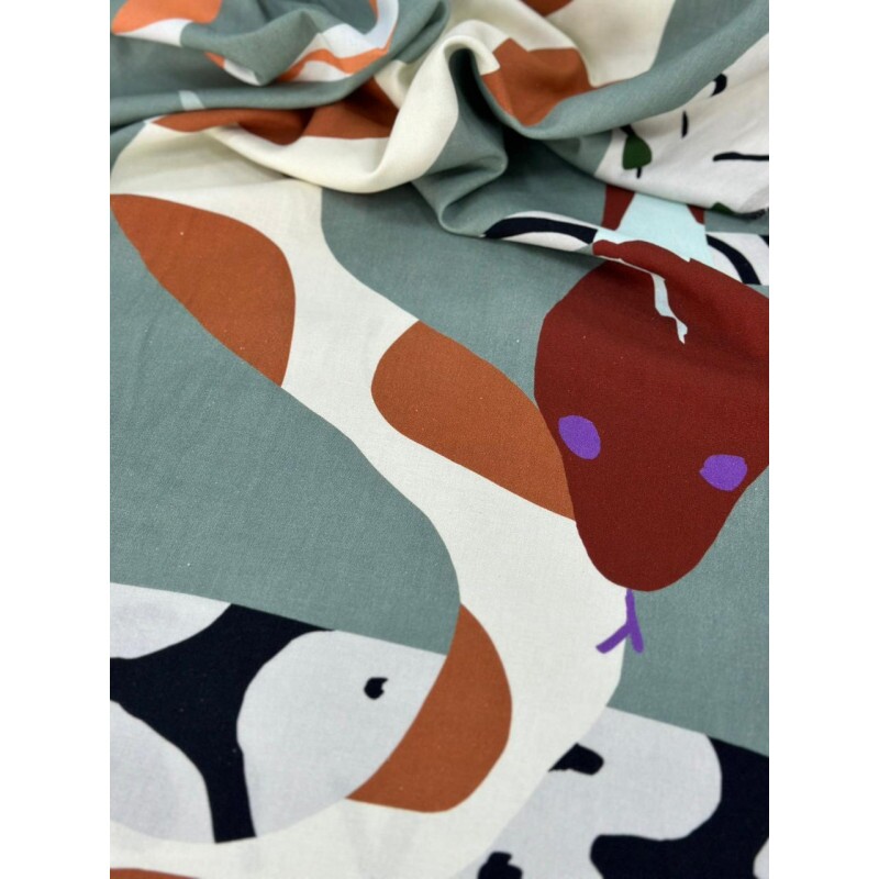 Linho Misto Serpentes Linho Misto Serpentes