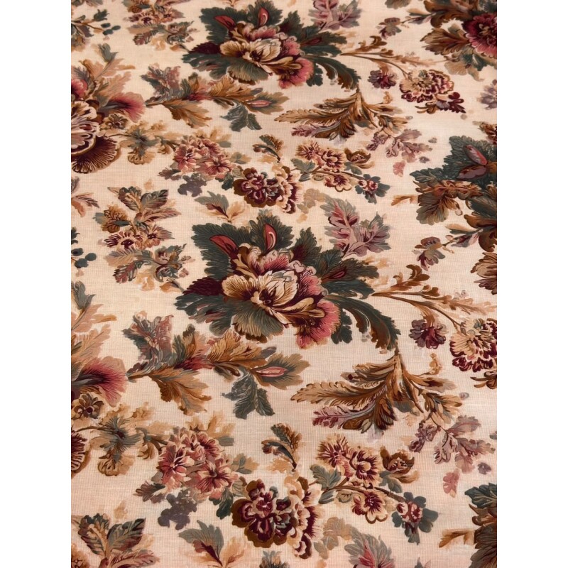 Linho Misto Estampado Floral